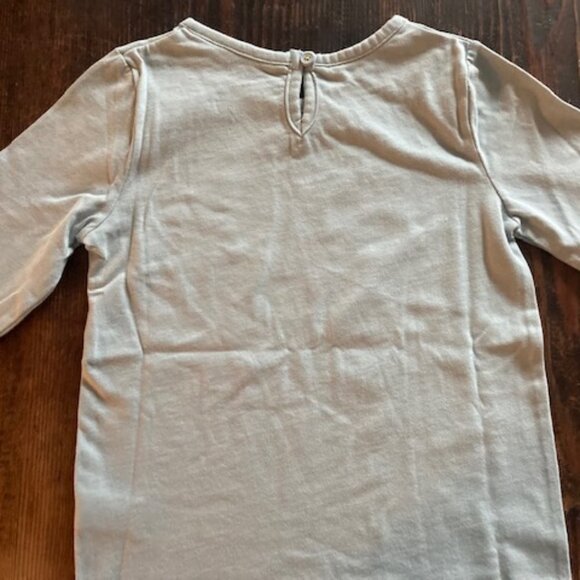 Mini Boden festive sparkle deer tee - blue sz 5-6 - Picture 4 of 4